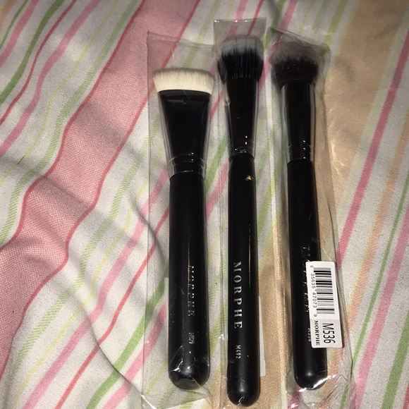 Morphe Other - Morphe brushes. Set of 3, brand new. Never used. Morphe Other - Morphe brushes. Set of 3, brand new. Never used.
